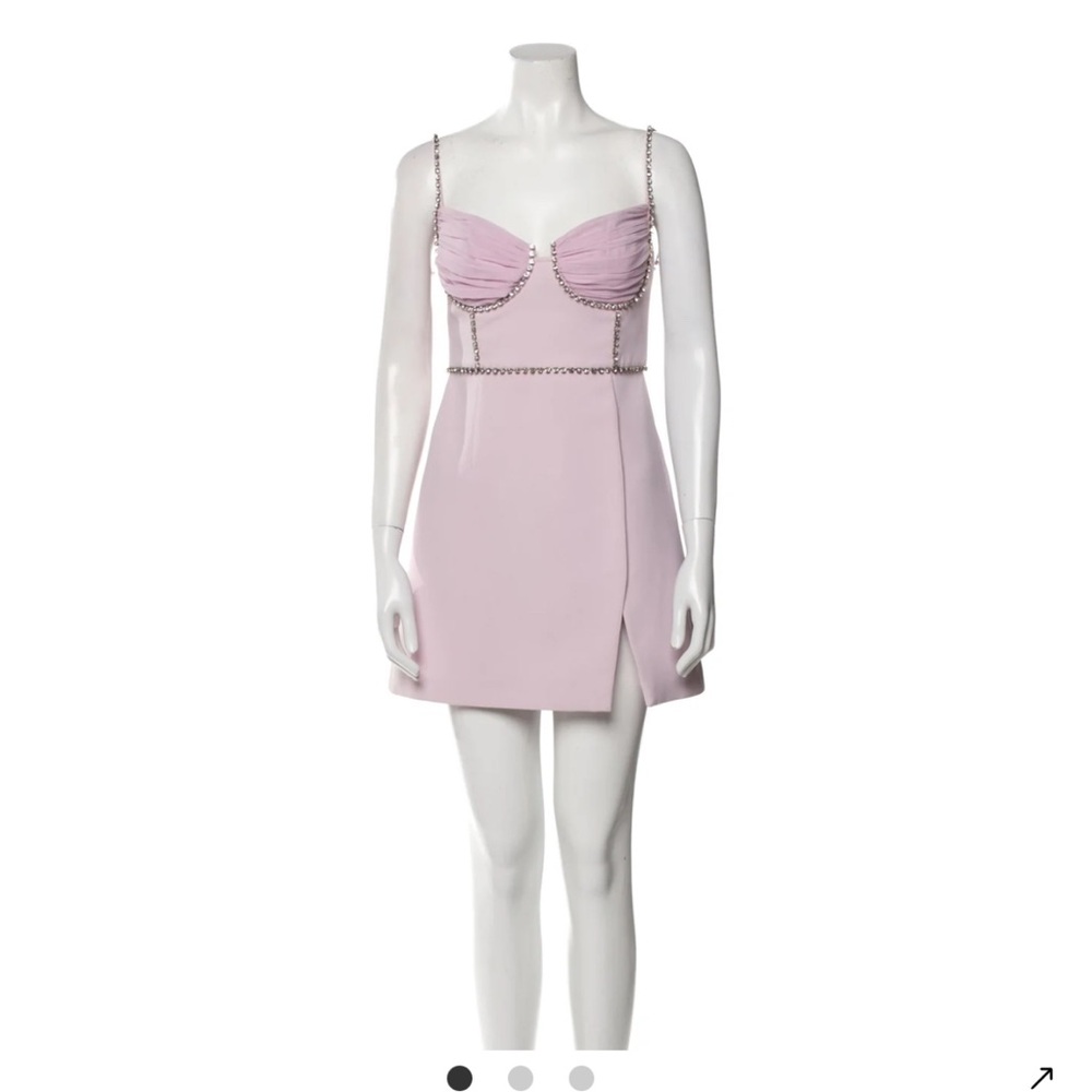 Self-Portrait Blush Pink Mini Dress